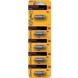 Resim Kodak Pil 27 A Araba Garaj Kumanda Pili 12 Volt 1 Paket 5 Li Kodak 27A Alkalin Kumanda Pili 