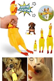 Resim Ses Çıkaran Tavuk Kedi Köpek Oyuncağı 38 cm. 