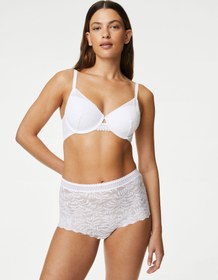 Resim 3'lü Flexifit™ Dantel Full Brief Külot Seti - Beyaz / 16 