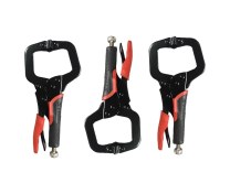 Resim Willowhaven 6 Inç 3 Parça Ayarlanabilir Mengene, Kaynak Ve Ahşap İşleri İçin Geniş Ağız Penseler 