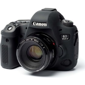 Resim DP Canon Eos 6d Mark Iı 2 Için Silikon Koruyucu Kılıf (SİYAH) 