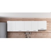 Resim Minar 275 Cm Mutfak Dolabı Beyaz 275-B8-Üst Modül Beyaz 