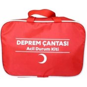 Resim Deprem Çantası Ve Ilk Yardım Seti Acil Durum Kiti 