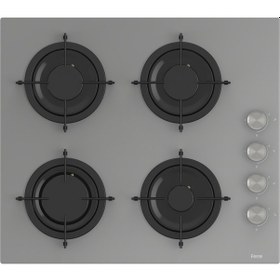 Resim Ferre Soft Line QBL62CPR - CS208 - D065 Gri Ankastre Set 