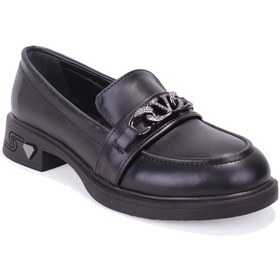 Resim Dagoster Dza07-1270302 Siyah Günlük Loafer Kadın Ayakkabı Siyah 