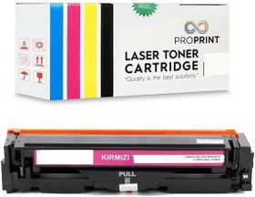 Resim Proprint 203X CF543X Kırmızı Muadil Toner 2500 Sayfa M281fdw, HP ile uyumlu 