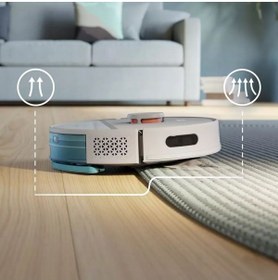Resim Philips KURU+ISLAK İstasyonlu 3000 Serisi Islak Kuru Moplu Beyaz Robot Süpürge,4000 Pa,EPA11 , 0,35 L 