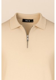 Resim Ncs Jeans Erkek Triko Polo Yaka Bej 3773 Bej 