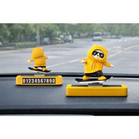 Resim Sns Ticaret Hareketli Kayan Panda Kaykay Numaratör Oto Araç Kaykay Numaratör Torpido Üstü 