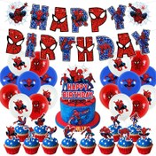Resim Gençler, Erkekler ve Kızlar İçin 32 Parça Marvel Spider-Man Doğum Günü Parti Seti - Balonlar, Cupcake'ler ve Daha Fazlası ile Canlı Süper Kahraman Temalı Dekorasyon - Mükemmel Noel, Paskalya ve Özel Günler İçin, Kutlama Kıyafeti | Renkli Dekor | Kağıt Malzemeleri, Marvel Dekorasyonu 