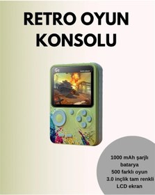 Resim Ceylan Adam Tv Bağlantılı 500 Oyunlu Mini Gameboy Konsol 