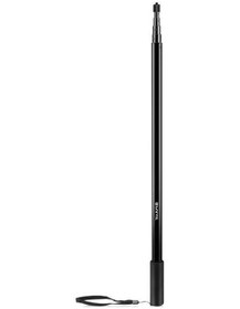 Resim Aitong Puluz 3 Metre Taşınabilir Selfie Çubuğu - 5 Bölmeli Alüminyum, Insta360 X2/x3 Uyumlu Siyah Siyah 