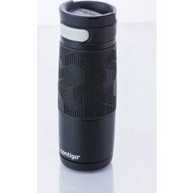 Resim Contigo Çelik Seyahat Kupası Metra Mat Siyah 1000-0621 