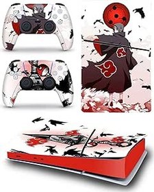 Resim Skins PS5 Slim Dijital Edition Anime Cilt Konsolu ve Denetleyici Kapak Sticker Vinil Wrap Slim Dijital Edition için 