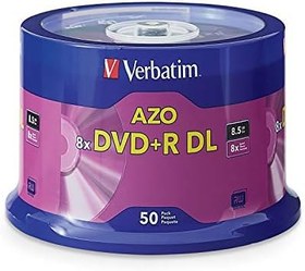 Resim Verbatim DVD + R DL 8,5 GB 8 x 50 PK – bos dvd (DVD + R DL, mil) 