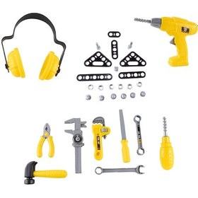 Resim Oyuncak Tamir Seti 32 Parça Matkaplı Set 