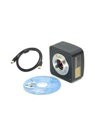 Resim Ece Opto-edu Dijital Mikroskop Trinoküler Stereo Zum 8mp Usb Kame 