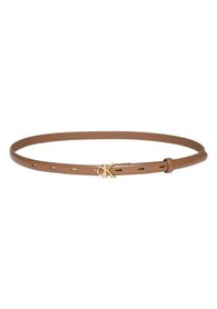 Resim Kadın Round Ck Buckle 15mm Smooth Kemer Kahverengi 
