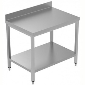 Resim Electrolux Professional Sırtlı Çalışma Tezgahı, Taban Raflı - 1100 Mm, Plus LSGTG1110E 
