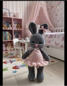 Resim Queen tasarım Amigurumi el örgüsü oyuncak uyku arkadaşı peluş oyuncak 