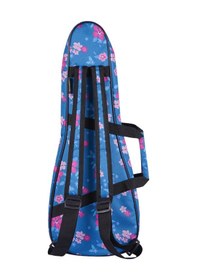 Resim Wagon 04 Serisi Concert Ukulele Çantası - Hibiscus Mavi 