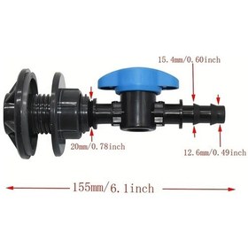 Resim Willowhaven 1 Set Akvaryum Başlangıç Seti Paslanmaz Çelik Filtreli Hortum Bağlantısı 16mm 
