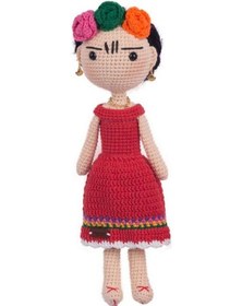 Resim Amigurumi Frida Organik Oyuncak-uyku Arkadaşı Frida-örme Bebek 