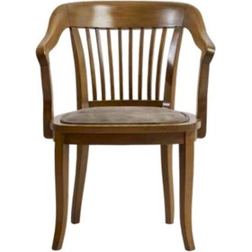 Resim Bengimobilya Sandalye Zus135 Atmaca Tam Kolçak Kafes Model Kayın Retro Bambu 