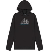 Resim ZERO ONE FIVE UNISEX SWEATSHIRT HDRUFW234ANBT Siyah 