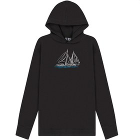 Resim ZERO ONE FIVE UNISEX SWEATSHIRT HDRUFW234ANBT Siyah 