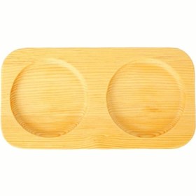Resim Genel Markalar Naturel Ahşap Yağdanlık Sunum Standı Tahtası Altlık 