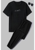 Resim Unisex K.atatürk Baskılı 2'li Eşofman Takımı Siyah 