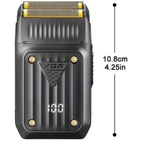 Resim Dashanshop Vgr V-363 Erkekler İçin Profesyonel Şarj Edilebilir Kablosuz Elektrikli Tıraş Makinesi Black V363 