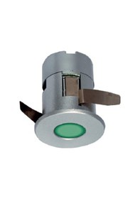 Resim 220V 0.5Watt Yuvarlak Yeşil Mini Led Spot 