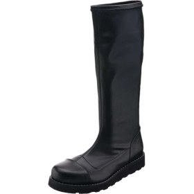 Resim Costo Shoes Nr2029 Siyah Dalgıç Kumaş Rahat Kalıp Büyük Numara Kadın Çizme 