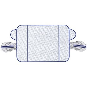 Resim Fortunelane Kışlık Buz Ve Kar Engeli Oto Cam Örtüsü, Manyetik Ekran, Güneş Engelleyici, Gece Yansıtıcı, Mavi 9391a 