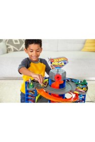 Resim HOT WHEELS Mega Garaj Oyun Seti, 1 Araç, Asansör ve 60'tan Fazla Araba Saklama Alanı GTT95 