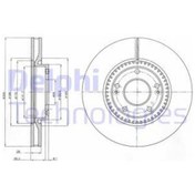 Resim DELPHI BG4251C FREN DİSKİ ÖN I30 1.4 /1.6 / 2.0 / 1.6CRDI / 2.0CR 