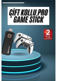 Resim 4k Kablosuz Çift Kol Retro Oyunlar 20000 Oyunlu i 