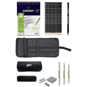 Resim Canson 1557 Eskiz Çizim Defteri 40 Yp Cretacolor Çizim Seti 