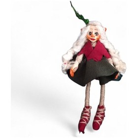 Resim Elf Bebek Yeşil Tüylü Kırmızı 