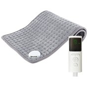 Resim Anrabess 75 W 9 Isıtma Kademeli 60x30 Cm Elektrikli Battaniye Gri 