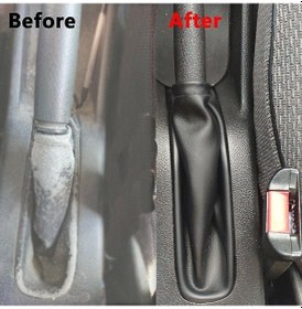 Resim Novahub Opel Astra G Zafira A Vauxhall 1998-2004 İçin 2 Adet El Freni Kılıfı Ve Vites Gaiter Çizmeleri 