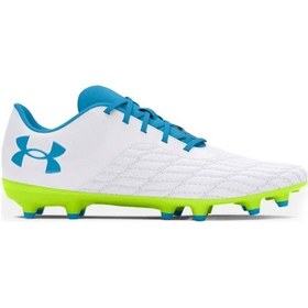 Resim Under Armour Ua Magnetico Select 3.0 Fg Erkek Futbol Ayakkabısı 3027039-102 Beyaz-beyaz Beyaz 