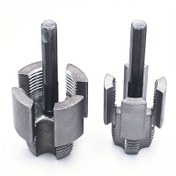 Resim 2 adet Metal PPR Boru Konu Tamir Aracı - İç ve Dış Delik Entegrasyonu Açacağı, Elektrikli Matkap Tipi, Boyutlar 1/2 İnç - DN15, 3/4 İnç - DN20, Boru Tamiri için Temel, Tel Konu Boru Tamiri | Dayanıklı Metal Yapı, Boru Tamir Aracı 