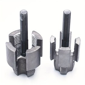 Resim 2 adet Metal PPR Boru Konu Tamir Aracı - İç ve Dış Delik Entegrasyonu Açacağı, Elektrikli Matkap Tipi, Boyutlar 1/2 İnç - DN15, 3/4 İnç - DN20, Boru Tamiri için Temel, Tel Konu Boru Tamiri | Dayanıklı Metal Yapı, Boru Tamir Aracı 