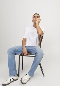 Resim Jack & Jones Erkek Mike 330 Comfort Fit Jean 12246916 Blue Denim 
