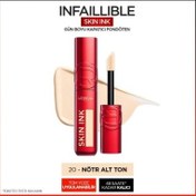 Resim Loreal Paris Skin Ink Gün Boyu Kapatıcı Fondöten - Nötr Alt Ton 20 