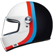 Resim Nexx X.G100R Speedway Beyaz-Mavi Kask 