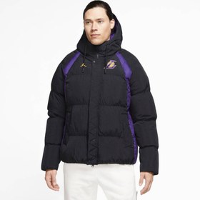 Resim LA Lakers Courtside Statement Edition Jordan NBA Full-Zip Erkek Mont 